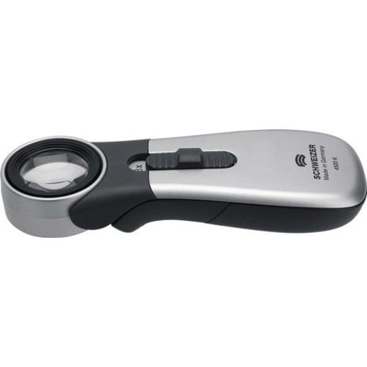 Handleuchtlupe Tech-Line CLASSIC Vergr.8x LED Linsen-D.30,0mm SCHWEIZER