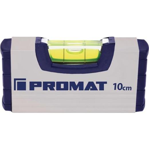 Wasserwaage 10cm Alu.silber ± 1,0 mm/m PROMAT