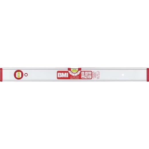 Wasserwaage ALUSTAR 80cm Alu.silber ± 0,5 mm/m BMI