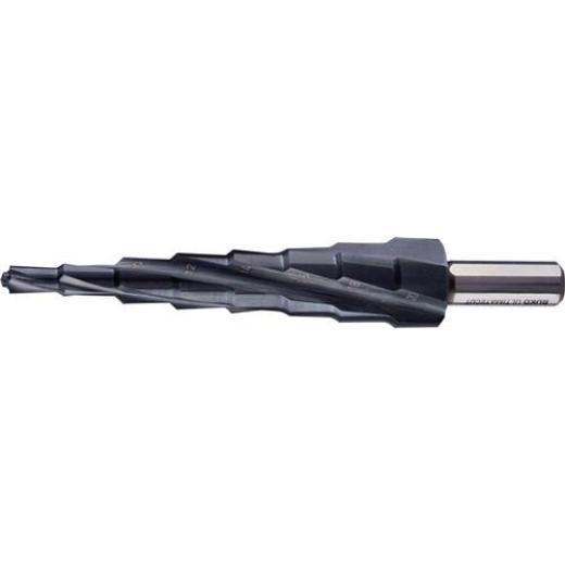 Stufenbohrer ULTIMATECUT Bohrber.6-20mm HSS RUnaTEC Spiralnut Z.4 Stufen 8 RUKO
