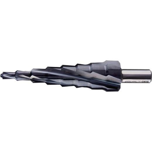 Stufenbohrer ULTIMATECUT Bohrber.6-27mm HSS RUnaTEC Spiralnut Z.4 Stufen 8 RUKO