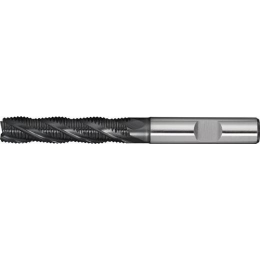Schaftfräser DIN 844 Typ HR D.12mm HSS-Co PM ALCRONA Weldon Z.4 lang PROMAT