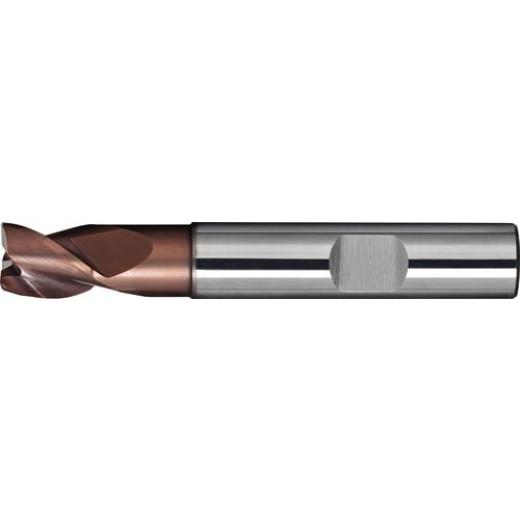 Bohrnutenfräser DIN 6527K TypN D.3mm VHM TiAlN HB Z.3 kurz PROMAT