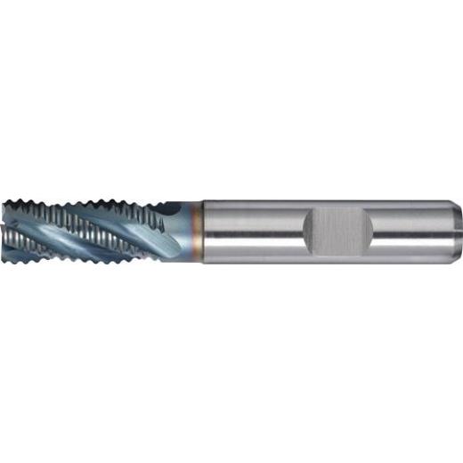 Schaftfräser DIN 844 Typ NR D.10mm Einsatz-L.30mm HSS-Co5 TiCN Weldon