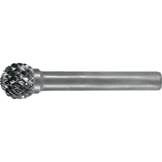 Frässtift KUD D.10mm Kopf-L.9mm Schaft-D.6mm HM Verz.Kreuz PROMAT