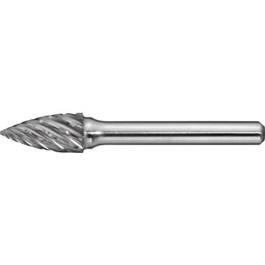 Frässtift SPG Special Steel D.10mm Kopf-L.20mm Schaft-D.6mm HM Verz.Kreuz PROMAT