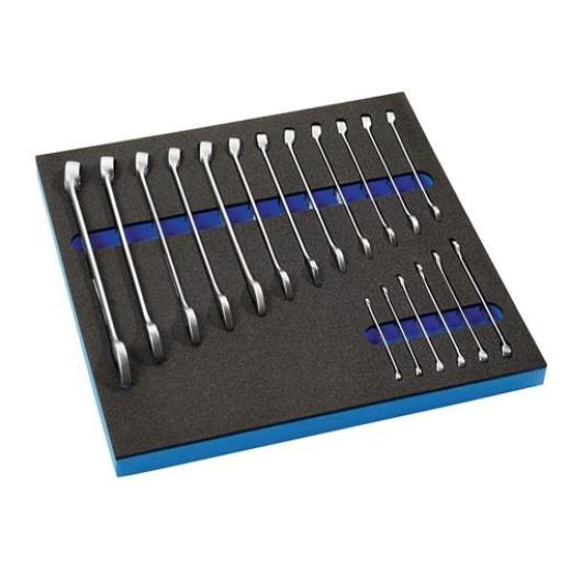 Werkzeugmodul 18-tlg.2/3-Modul Schlüsswelweiten 6-24mm PROMAT