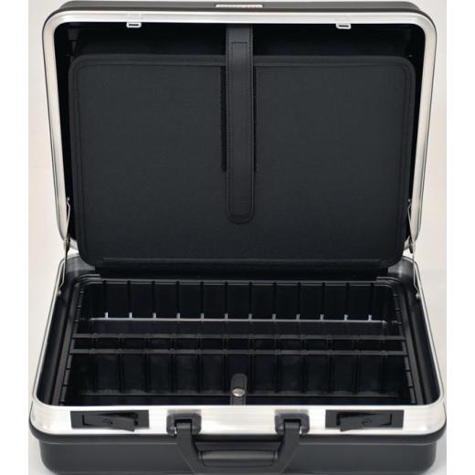 Schalenkoffer B490xT188xH365mm m.Wkz.taschen 24,5l ABS-Ku.Alu-Rahmen PROMAT