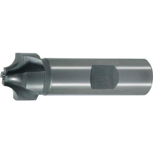 Viertelkreisprofilfräser DIN 6518B TypN R.6mm D.20mm HSS-Co Weldon