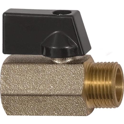 Mini-Kugelhahn VALVE LINE 6mm 1/4 IG/AG DN 8mm RIEGLER | 10 Stück