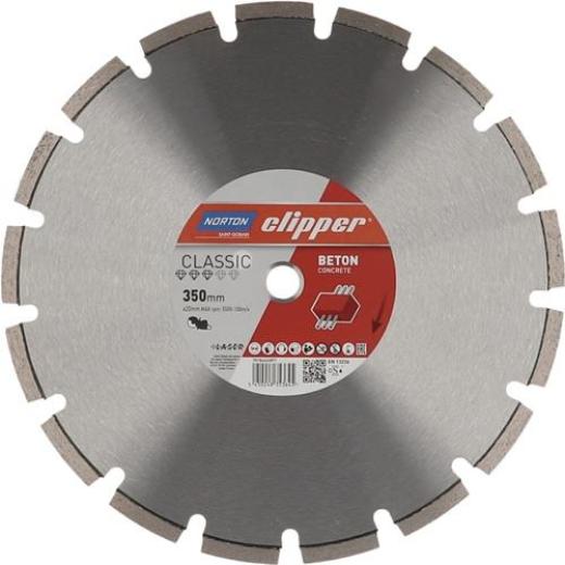 Diamanttrennscheibe Classic Beton D.350mm Bohr.20mm 2,8mm 10mm NORTON