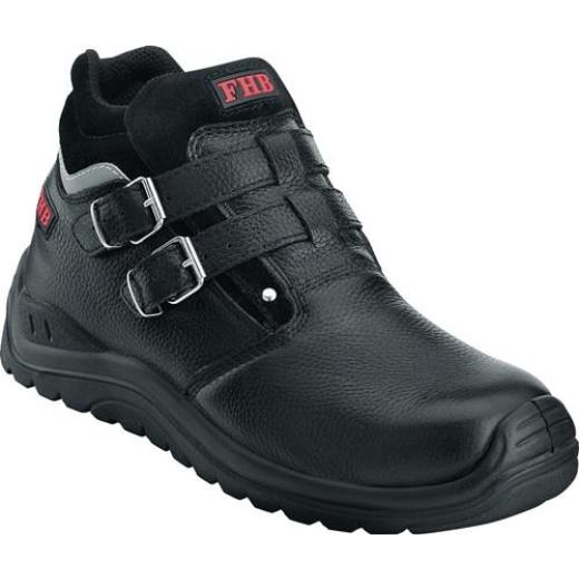 Sicherheitsstiefel NORBERT Gr.42 schwarz Kuhleder S3 HRO EN20345
