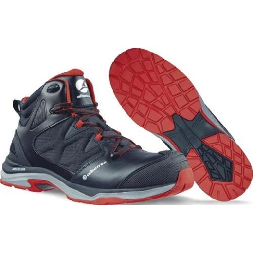 Sicherheitsstiefel ULTRATRAIL BLACK MID Gr.42 schwarz/rot S3 ESD HRO SRC