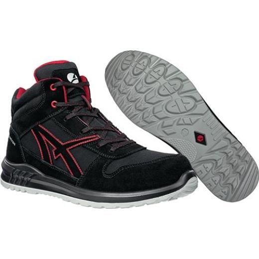 Sicherheitsstiefel CLIFTON MID Gr.44 schwarz/rot S3 SRC EN ISO 20345:2011