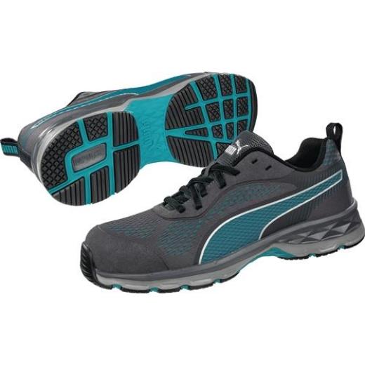 Damensicherheitsschuh FUSE KNIT Gr.37 grau/blau S1P ESD HRO SRC 20345:2011