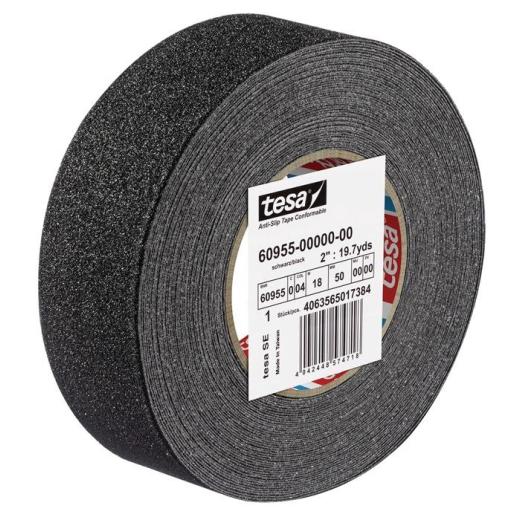 Antirutschklebeband extrem flex.60955 schwarz L.18 m,B.50mm TESA