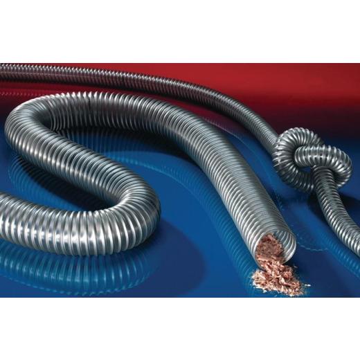 Absaug- u.Gebläseschlauch TIMBERDUC® PUR 532 AS ID 63-65mm AD 73,00mm 4mm L.15m | 15 Stück