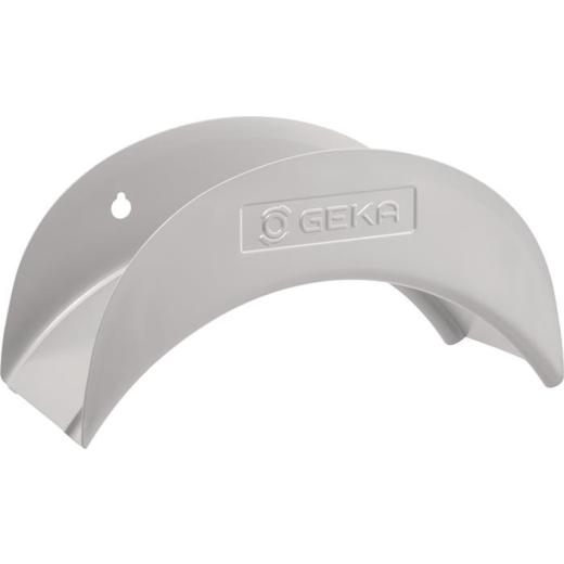 Wandschlauchhalter B.280mm T.130mm silber pulverschichtet GEKA