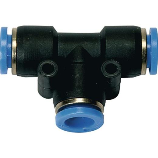 T-Steckverbindung Blaue Serie 8mm L1 22,5mm RIEGLER | 10 Stück