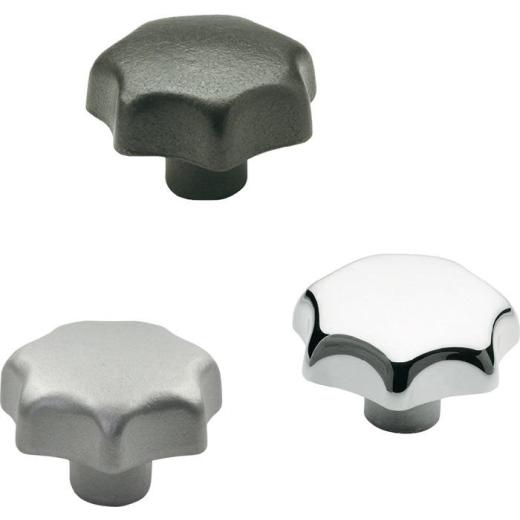 Sterngriff DIN 6336 m.Gewindebuchse Ku.d1 50mm d2 M 10mm | 25 Stück