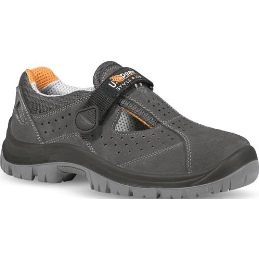 Sicherheitssandale MAGIC Gr.41 grau Leder S1P SRC EN20345 U.POWER