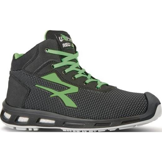 Sicherheitsstiefel RedLion HARD Gr.40 schwarz/grün S3 SRC ESD EN20345