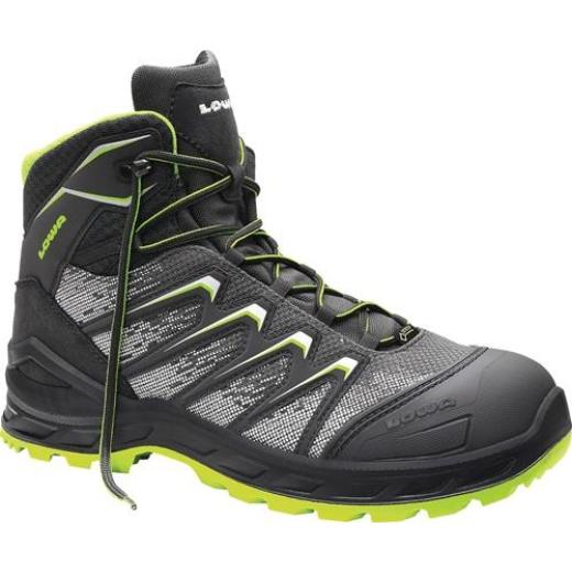 Sicherheitsstiefel Larrox Work GTX grey Mid Gr.42 grau/grün S3 CI/HI/HRO/SRC