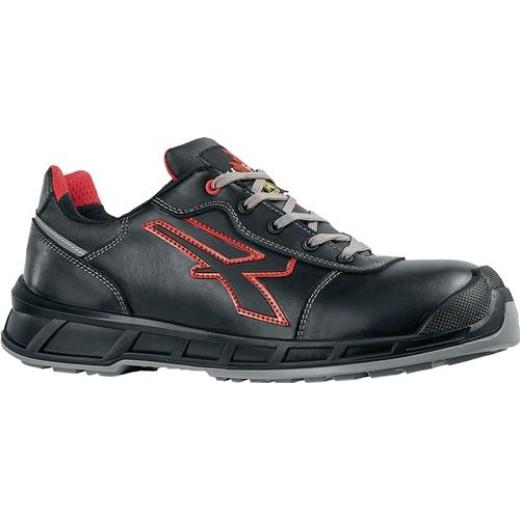 Sicherheitshalbschuh Billie Gr.40 schwarz/rot S3 CI SRC ESD EN20345 Leder
