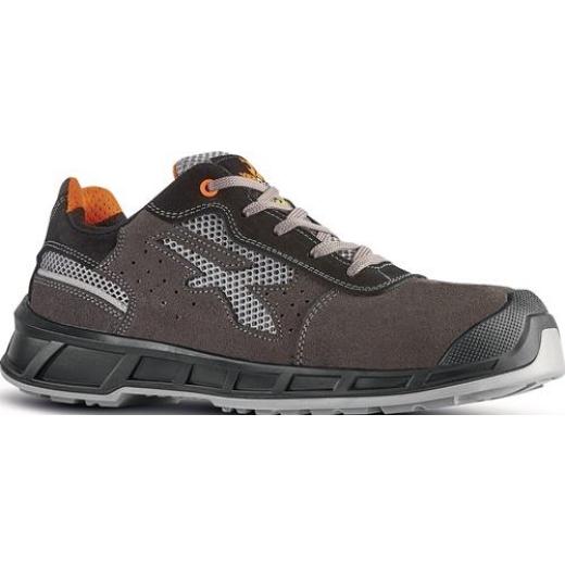 Sicherheitshalbschuh Mars Gr.42 grau/grau S1P SRC ESD EN20345 Veloursleder/Mesh