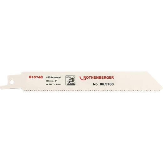 Säbelsägeblatt R1514S L.150mm B.20mm 1,8mm 5 St./Karte ROTHENBERGER