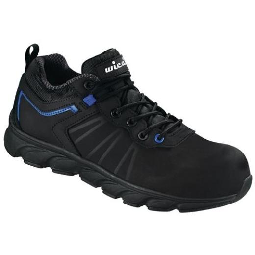 Sicherheitsschuh VEZZO Gr.46 schwarz/blau S3 SRC EN20345 Action-Nubukleder WICA