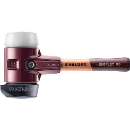 Schonhammer SIMPLEX L.325mm Kopf-D.80mm HO Stiel:ext.kurz HALDER