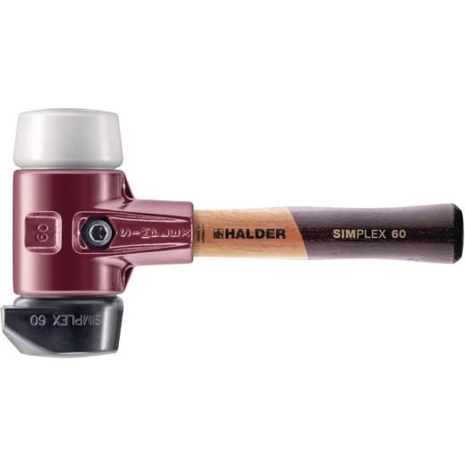 Schonhammer SIMPLEX L.280mm Kopf-D.60mm HO Stiel:ext.kurz HALDER