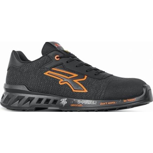 Sicherheitsschuh BRUCE Gr.46 schwarz/orange S1P SRC ESD EN20345 Nyl.U.POWER