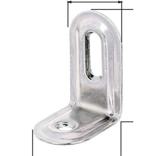 Verstellwinkel L.28x40mm B.22mm S.1mm STA roh galv.verz.d.pass.GAH | 50 Stück