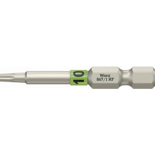 Bit 867 TORX® HF 1/4 Zoll TX 10 L.50mm m.Farbleitsystem WERA