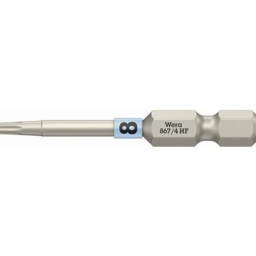 Bit 867 TORX® HF 1/4 Zoll TX 8 L.50mm m.Farbleitsystem WERA