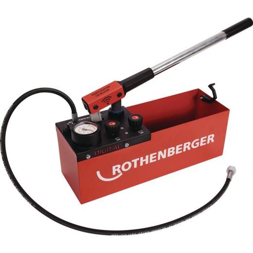 Prüfpumpe RP 50 dig.0-30bar R 1/2 Zoll Saugvolumen p.Hub ca.45ml ROTHENBERGER