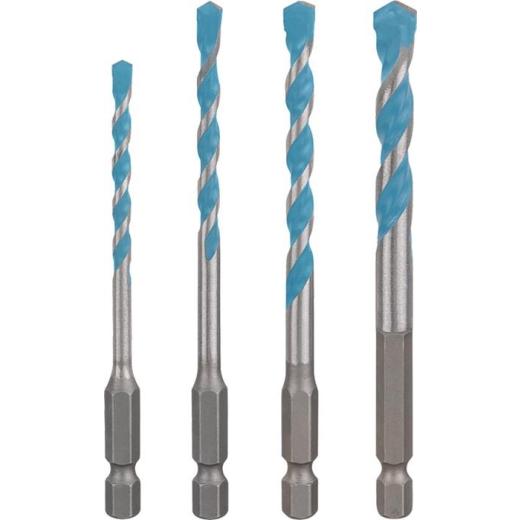 Bohrer-Set EXPERT HEX-9 MultiConstruction 4-tlgArbeits-L45/50/60/50 mm D4/5/6/8 mm