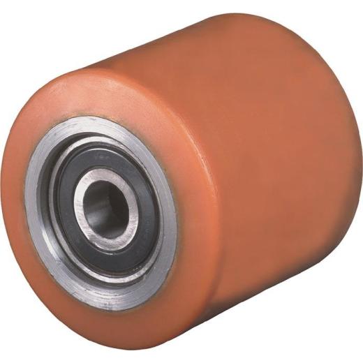 Gabelrolle PUR Naben-L.90mm Rad-B.90mm D.82mm BS ROLLEN