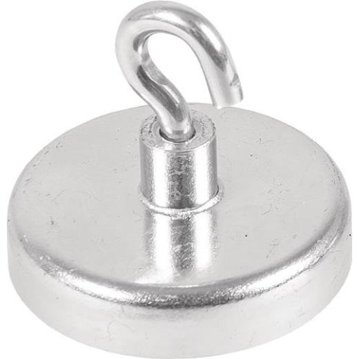 Kraftmagnet D.36mm verzinkt,m.Hak.5St./Karton EICHNER