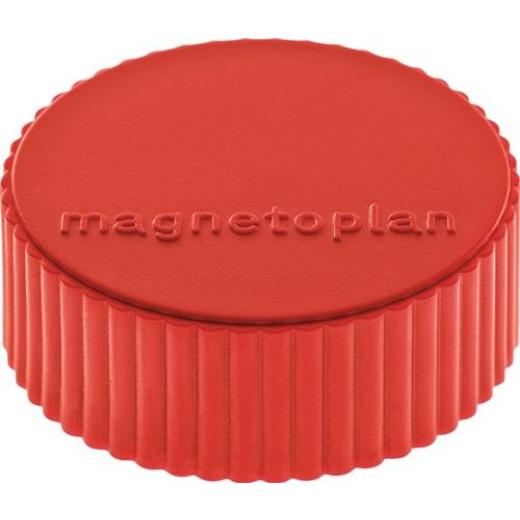 Magnet Super D.34mm rot MAGNETOPLAN | 10 Stück