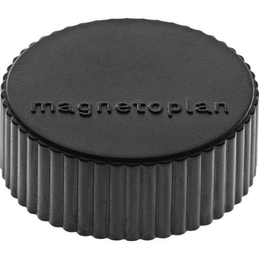 Magnet Super D.34mm schwarz MAGNETOPLAN | 10 Stück