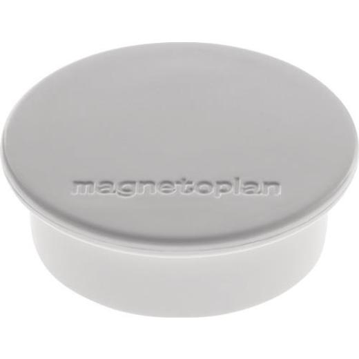 Magnet Premium D.40mm grau MAGNETOPLAN | 10 Stück