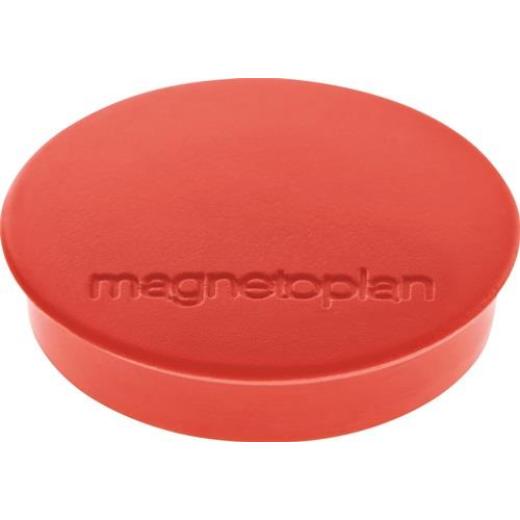 Magnet Basic D.30mm rot MAGNETOPLAN | 10 Stück