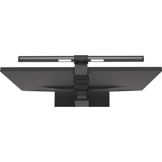 Bildschirmleuchte ABS,Fe schwarz m.Klemme LED HANSA