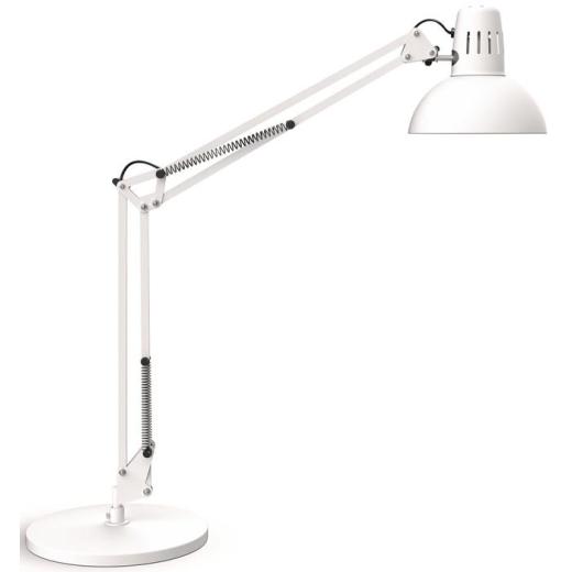 Schreibtischleuchte Metall weiß H.49cm Standfuß LED MAUL
