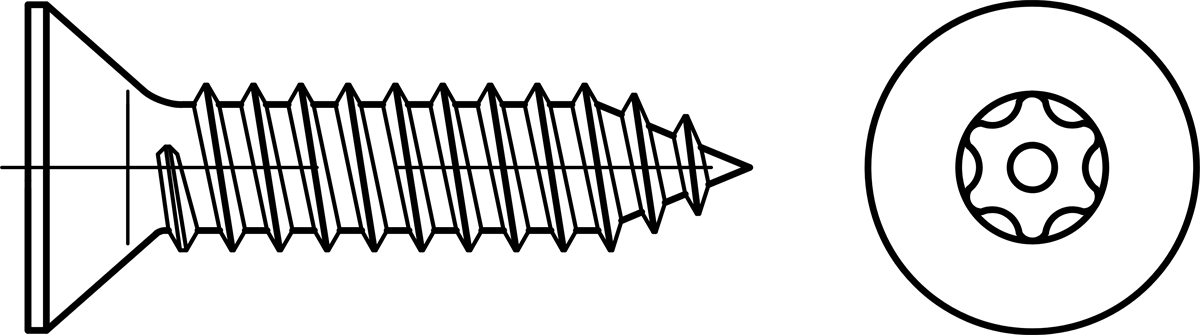 Artikel 88115 | A2 | 4,8 x 50 mm - T25 | 100 Stück