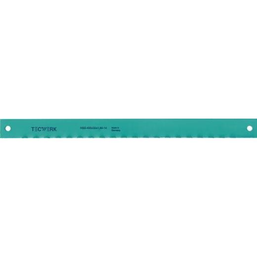 Maschinensägeblatt L400xB32xS1,5mm HSS Loch-D.8,5mm ZpZ 14 TECWERK