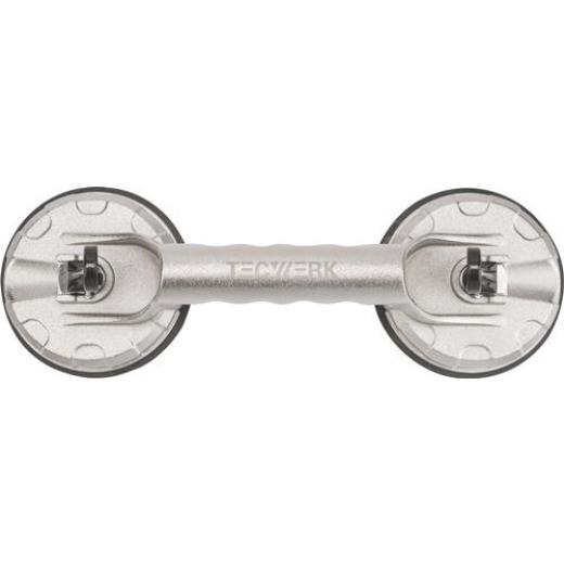 Saugheber Trgf.80kg Kopf-D.118mm 2 Köpfe Alu TECWERK